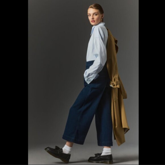 Brand New Pilcro A-Line Utility High Rise Cropped Jeans - Picture 3 of 10